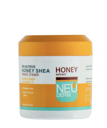 کرم دست نئودرم Neuderm مدل Honey Shea حجم 150 میلی لیتر