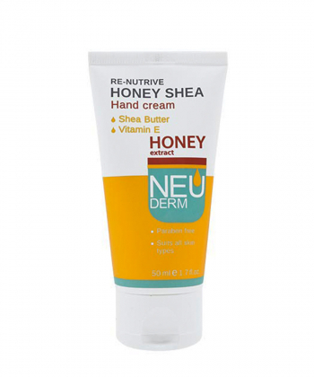 کرم دست نئودرم Neuderm مدل Re-Nutrive Honey Shea حجم 50 میلی لیتر