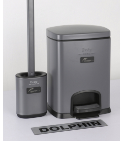 ست سطل زباله و فرچه دلفین Dolphin مدل EV-5-ltr