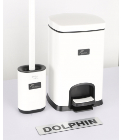 ست سطل زباله و فرچه دلفین Dolphin مدل EV-5-ltr