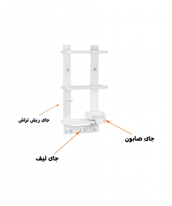 قفسه حمام دلفین Dolphin مدل 3-10119