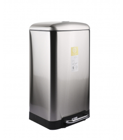 سطل زباله پدالی دلفین Dolphin مدل Pr-30ltr-ss