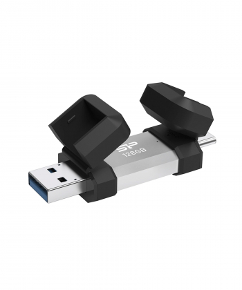 فلش مموری USB 3.2 سیلیکون پاور مدل Mobile C51 ظرفیت 128 گیگابایت