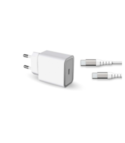 شارژر دیواری فورس مدل FPLICS25WCBLCCW USB-C PD به همراه کابل USB-C