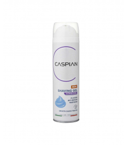 اسپری ژل اصلاح کاسپین Caspian مدل Sensitive حجم 200 میلی لیتر