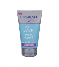 ژل حالت دهنده موی سر کاسپین Caspian مدل Wet Look حجم 150 میلی لیتر