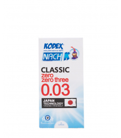 کاندوم بسیار نازک ناچ کدکس Nach Kodex مدل Classic 0.03 بسته 12 عددی