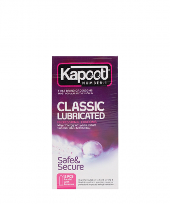 کاندوم کاپوت Kapoot مدل Classic Lubricated بسته 12 عددی