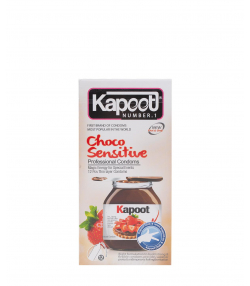 کاندوم ضد حساسیت کاپوت Kapoot مدل Choco Sensitive بسته 12 عددی