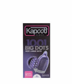 کاندوم خاردار کاپوت Kapoot مدل 1001Big Dots بسته 10 عددی