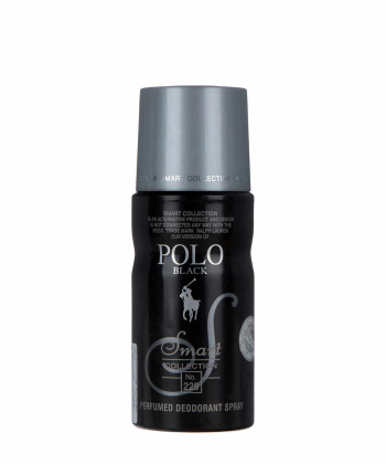 اسپری دئودورانت مردانه اسمارت کالکشن Smart Collection مدل Polo Black حجم 150 میلی لیتر