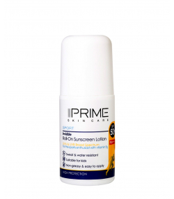 لوسیون رولی ضد آفتاب فاقد رنگ پریم Prime با +SPF50 حجم 50 میلی لیتر