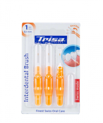 مسواک بین دندانی تریزا Trisa مدل Interdental Brush 0.8mm بسته سه عددی