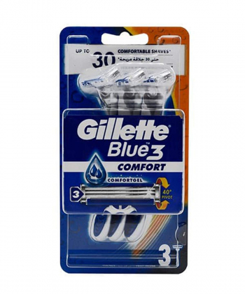 خودتراش ژیلت Gillette مدل Blue3 Comfort بسته سه عددی