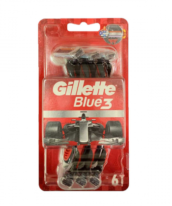 خودتراش ژیلت Gillette مدل Blue3 بسته 6 عددی