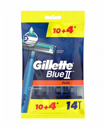 خود تراش ژیلت Gillette مدل Blue 2 بسته 14 عددی