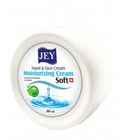 کرم مرطوب کننده دست و صورت جی Jey مدل Soft حجم 200 میلی لیتر