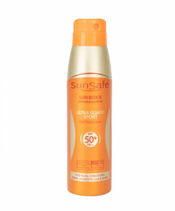 اسپری ضد آفتاب SPF50 سان سیف Sun Safe حجم 150 میلی لیتر