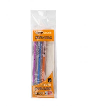 مداد نوکی 0.9 بیک Bic مدل Matic Strong بسته سه عددی