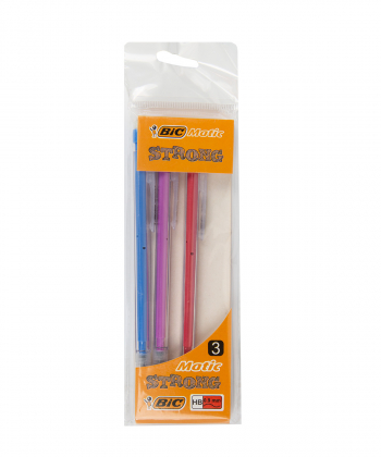 مداد نوکی 0.9 بیک Bic مدل Matic Strong بسته سه عددی