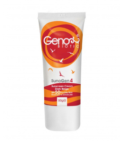 کرم ضدآفتاب رنگی SPF50 ژنوبایوتیک Geno Biotic مدل Suno Gen4 حجم 50 میلی لیتر