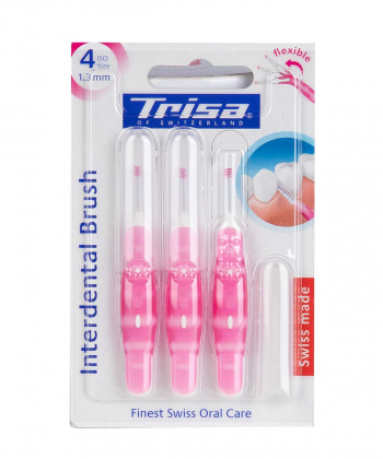 مسواک بین دندانی تریزا Trisa مدل Interdental Brush 1.3mm بسته سه عددی