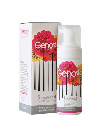 فوم شستشوی صورت پوست آکنه ای و حساس ژنوبایوتیک Geno Biotic مدل Sebu Gen4 حجم 150 میلی لیتر