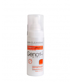 فوم شستشوی صورت پوست چرب و مختلط ژنوبایوتیک Geno Biotic مدل Clean Gen حجم 150 میلی لیتر