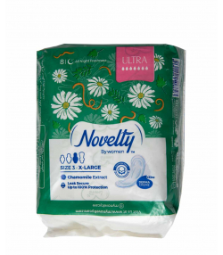 نوار بهداشتی بزرگ و بسیار نازک ناولتی Novelty سایز 3 بسته 8 عددی