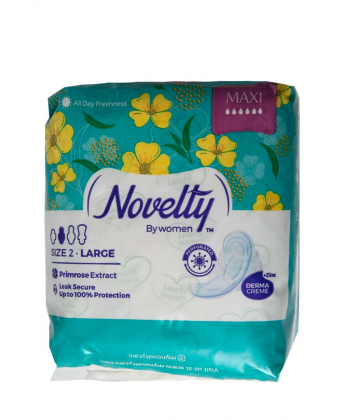 نوار بهداشتی مشبک و ضخیم ناولتی Novelty سایز 2 بسته 8 عددی