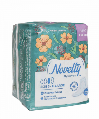 نوار بهداشتی خیلی بزرگ و ضخیم ناولتی Novelty سایز 3 بسته 8 عددی