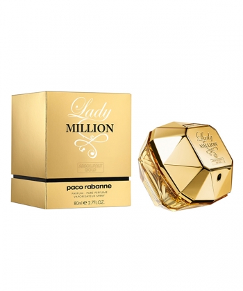 ادوپرفیوم زنانه پاکو رابان Paco Rabanne مدل Lady Million Absolutely Gold حجم 80 میلی لیتر