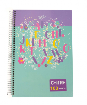 دفتر انگلیسی 100 برگ چیترا Chitra کد 99046