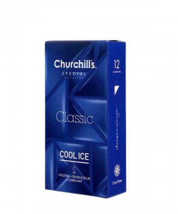 کاندوم تاخیری مضاعف چرچیلز Churchills مدل Classic بسته 12 عددی