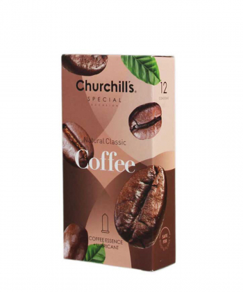 کاندوم چرچیلز Churchills مدل Coffee بسته 12 عددی