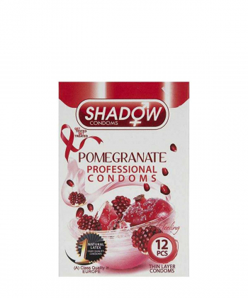 کاندوم تنگ کننده اناری شدو Shadow مدل Pomegranate بسته 12 عددی