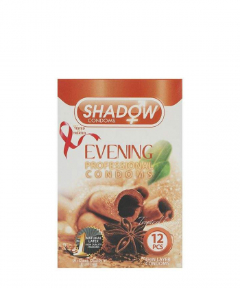 کاندوم خاردار و حلقوی شدو Shadow مدل Evening بسته 12 عددی