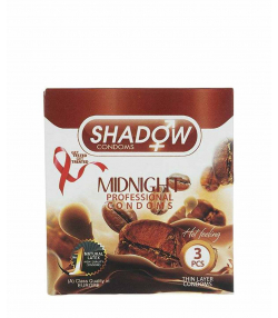 کاندوم تاخیری خاردار شدو Shadow مدل Midnight بسته 3 عددی