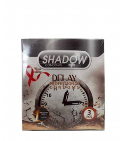 کاندوم تاخیری شدو Shadow مدل Delay بسته 3 عددی