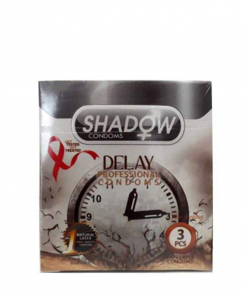 کاندوم تاخیری شدو Shadow مدل Delay بسته 3 عددی