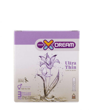 کاندوم بسیار نازک ایکس دریم XDream مدل Ultra Thin بسته 3 عددی