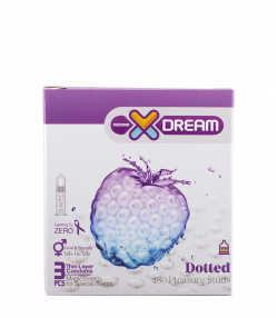 کاندوم خاردار ایکس دریم XDream مدل Dotted بسته 3 عددی