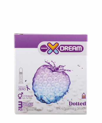 کاندوم خاردار ایکس دریم XDream مدل Dotted بسته 3 عددی