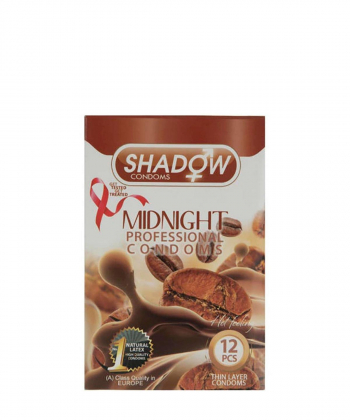 کاندوم تاخیری خاردار شدو Shadow مدل Midnight بسته 12 عددی