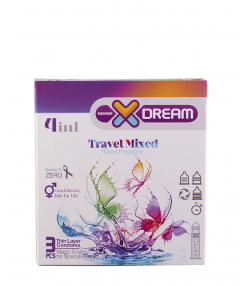 کاندوم مسافرتی ایکس دریم XDream مدل Travel Mixed بسته 3 عددی