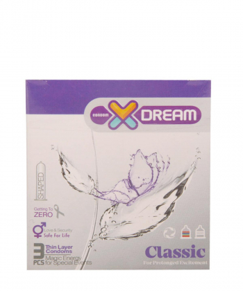 کاندوم کلاسیک ایکس دریم XDream مدل Classic بسته 3 عددی