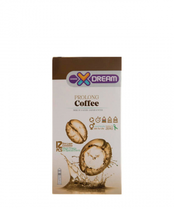 کاندوم تاخیری ایکس دریم XDream مدل Prolong Coffee بسته 12 عددی