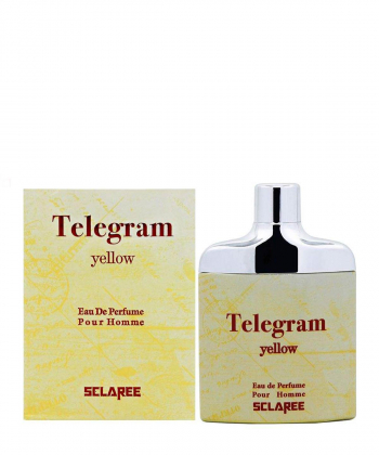 ادوپرفیوم مردانه اسکلاره Sclaree مدل Telegram Yellow حجم 82 میلی لیتر