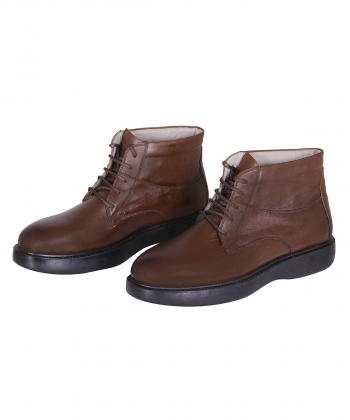 نیم بوت چرم مردانه شهر چرم Leather City مدل F6039