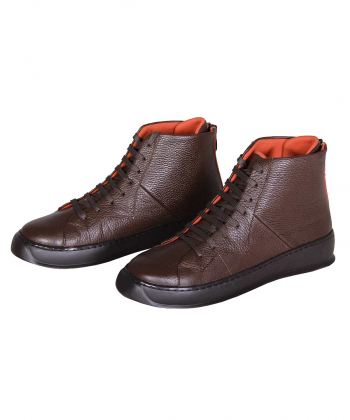 نیم بوت چرم زنانه شهر چرم Leather City مدل F4109